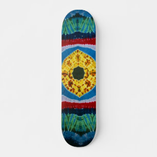 Tie Dye Skateboard - Eye Ball