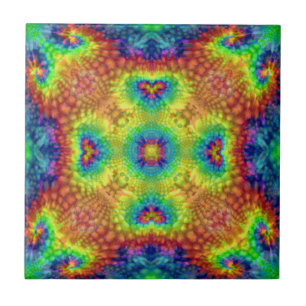 Tie Dye Sky Colourful Ceramic Tiles