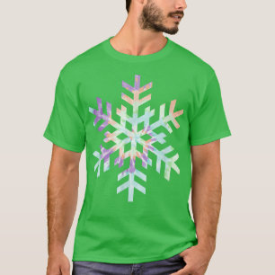 Tie Dye Snowflake Winter Christmas 917 T-Shirt
