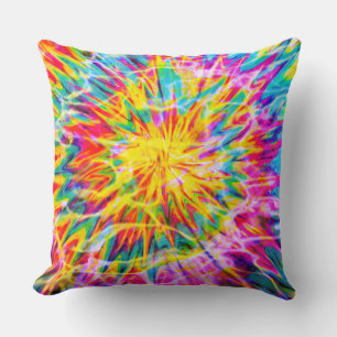 TIE DYE SPLASH  THROW PILLOW