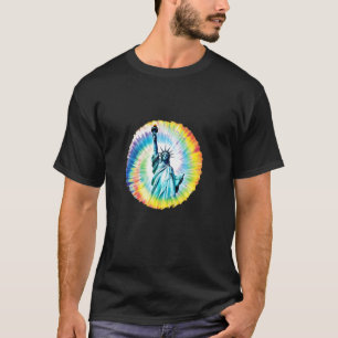 Tie Dye Statue of Liberty Women Men Kids Liberty T-Shirt