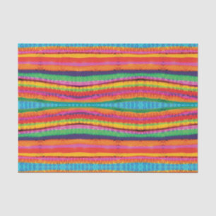 Tie Dye Stripes Tissue Paper
