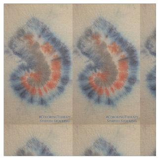 Tie-Dye Stuffed Stocking fabric