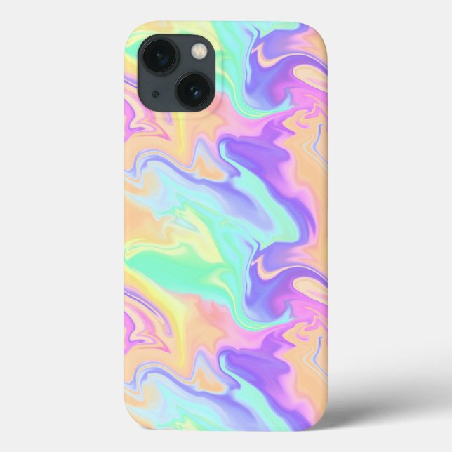 Tie Dye Swirl Pastel Groovy Case-Mate iPhone Case (Back)