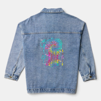 Tie Dye Teacher Teacher Life Teacher Appreciation Denim Jacket