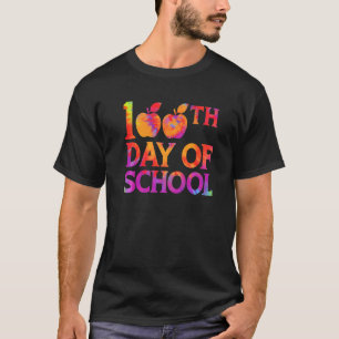 Tie Dye Teachers Student 100th Day of School T-Shirt