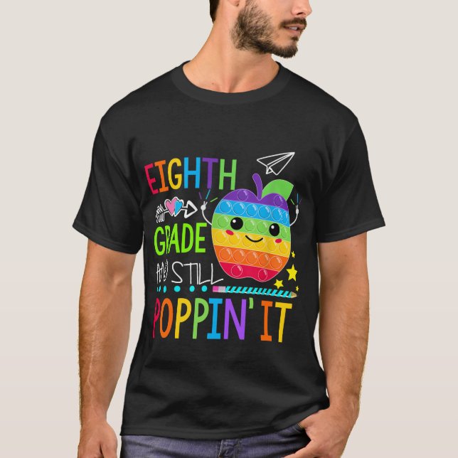 Tie Dye Team Eighth Grade First Day of School Back T-Shirt (Front)
