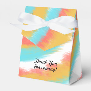 Tie Dye Teen Birthday Summer Swirl Candy Favor Box