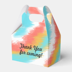 Tie Dye Teen Birthday Summer Swirl Candy Favor Box