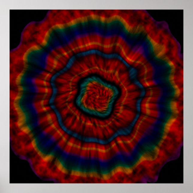 TIE DYE THROW  POSTER (Front)