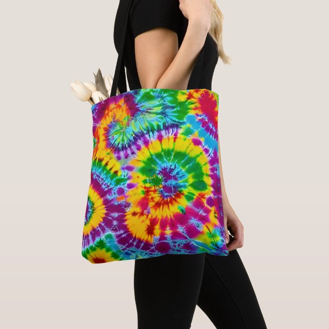 Tie Dye Tote Bag (Close Up)