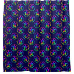 Tie Dye Tribal Turtle Moari Sun Blue