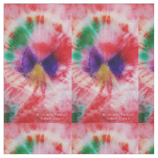 Tie-Dye Turkey Dancer fabric