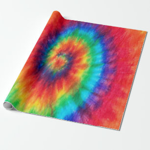 tie dye wrapping paper