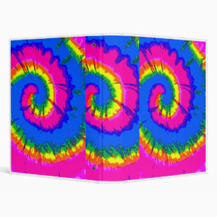 Tie-Dyed Binder
