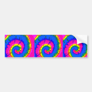 Tie-Dyed Bumper Sticker