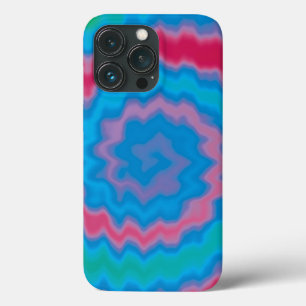 Tie dyed groovy funky retro swirl cool iPad Case