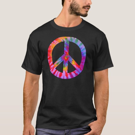 Tie Dyed Peace Sign Shirt