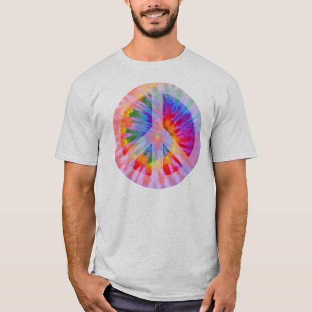 Tie Dyed Peace Sign Shirt (Front)