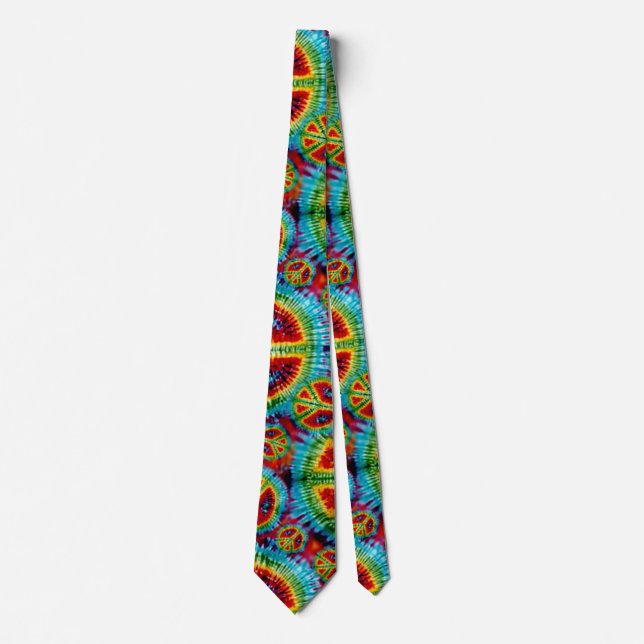 Tie Dyed Psychedelic Peace Signs (Front)