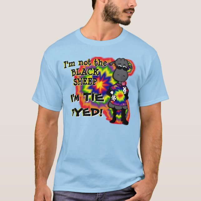 Tie-Dyed Sheep T-Shirt (Front)