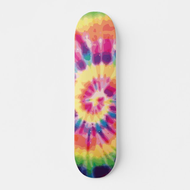 Tie Dyed Skate Skateboard (Front)