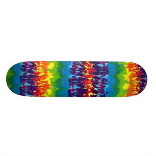 Tie-Dyed-Skateboard Skateboard