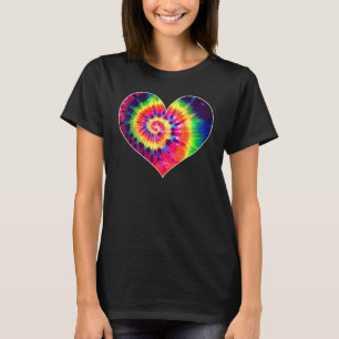Tie Dyed Valentine's Day Shirt Cute Tye Dye Heart