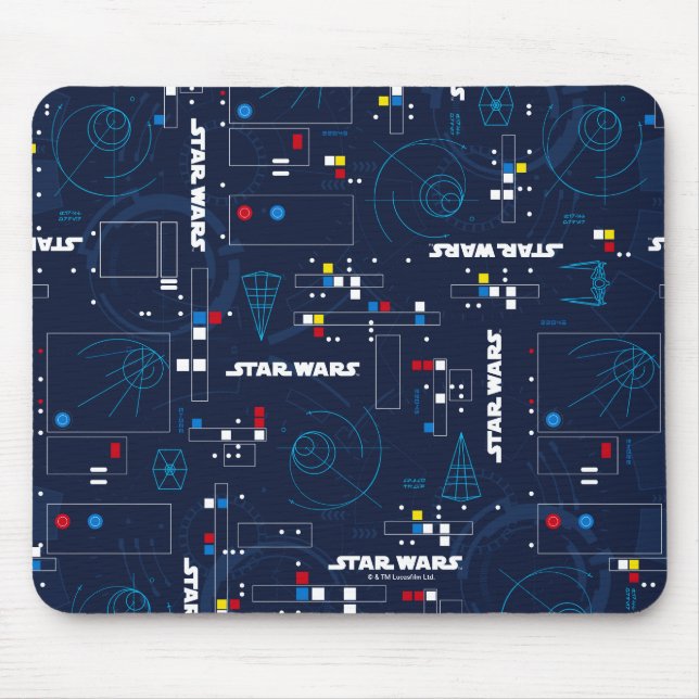TIE Fighter HUD Pattern Mouse Pad (Front)
