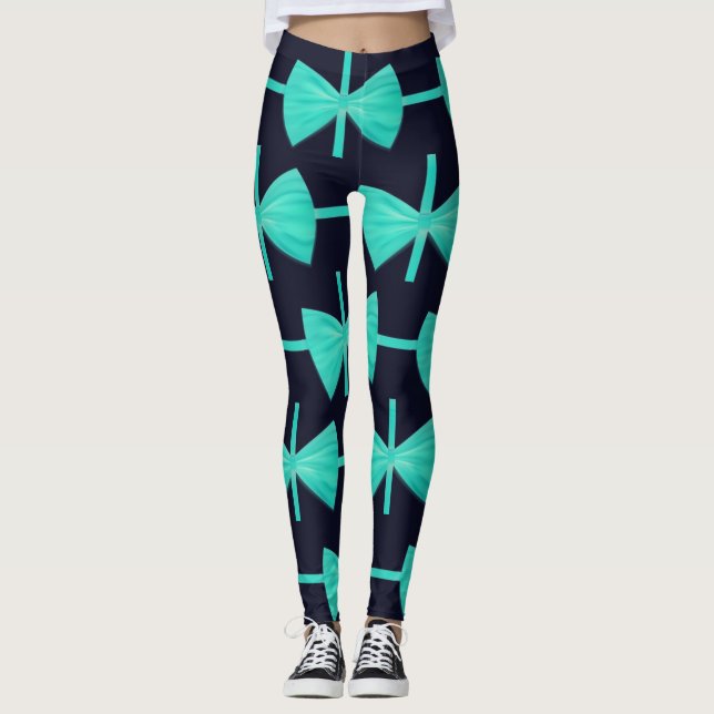 **TIE HER UP IN BOWS** LEGGINGS (Front)