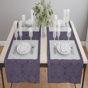 Tie-in purpura pattern ere refraction short table runner