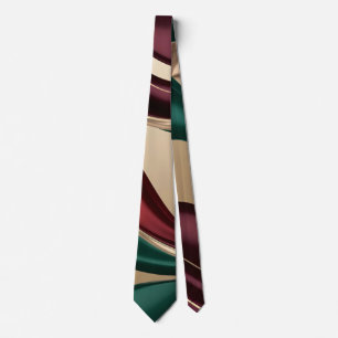 Tie in stylish abstract graphic