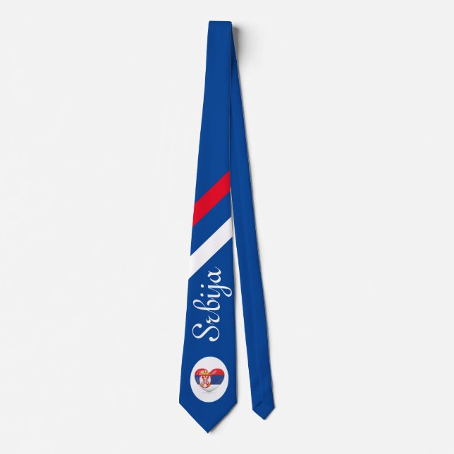 Tie in the style of Serbian national symbols (Front)