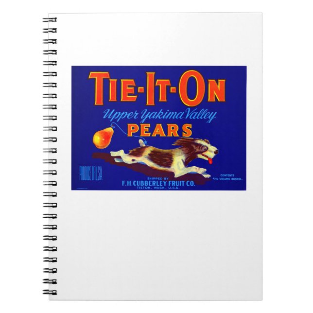 Tie-It-On Pears Notebook (Front)