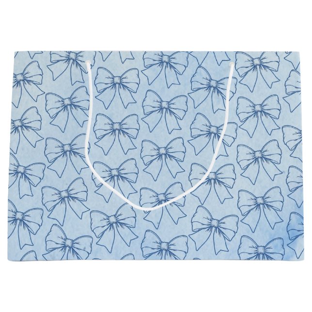 Tie Large Gift Bag (Front)