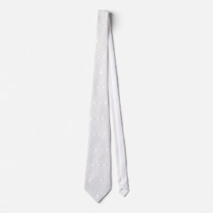 Tie Mosaic - White