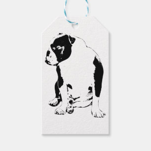 Tie‑On Bulldog Spark Gift Tags