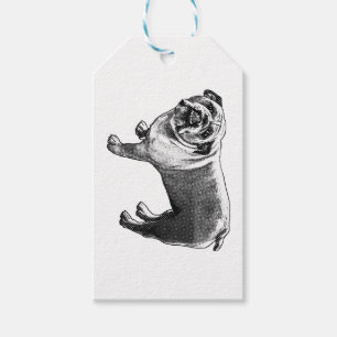 Tie‑On Bulldog Spark Gift Tags