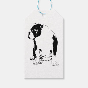 Tie‑On Bulldog Spark Gift Tags