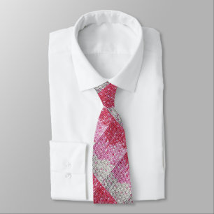 TIE ONE ON Bedazzled Rhinestone Print Tie