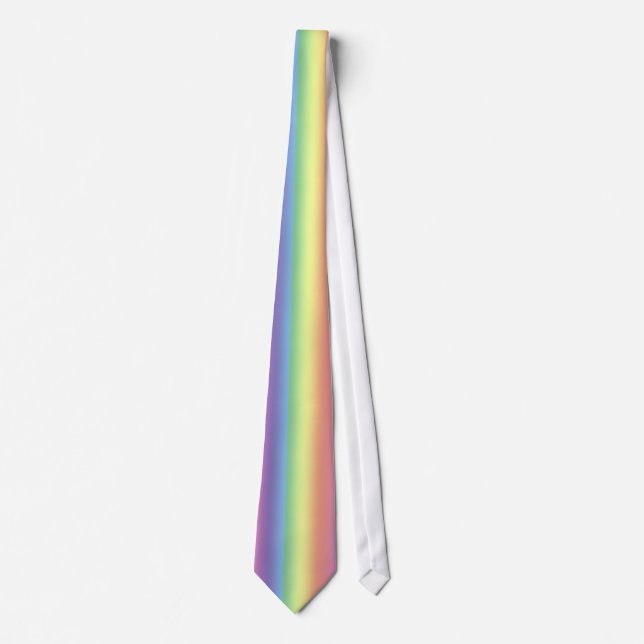 Tie - Rainbow stripes (vert.) (Front)