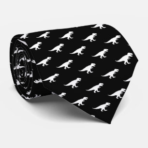 Tie REX - T-Rex King Dinosaur Tyranosaurus Black