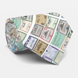 Tie - Stock Certificates, Certs