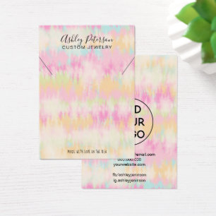 Tie teinture unicorn arc-en-ciel bijoux encolure