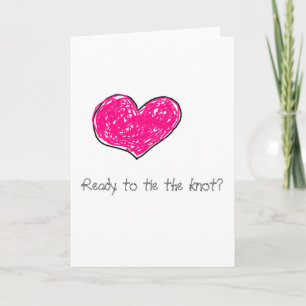 Tie the knot? holiday card