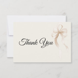 Tie the knot Thank You Card