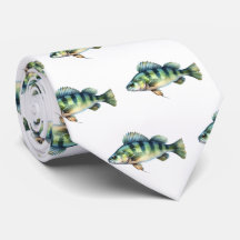 Tie - Watercolor Series: Perch