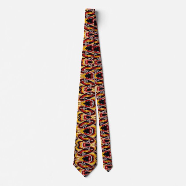 Tie with Belgian Colours Design (Front)
