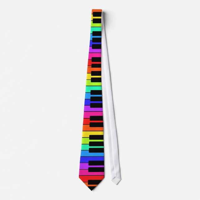 Tie With colourful / Colourful Keyboard Design (Front)