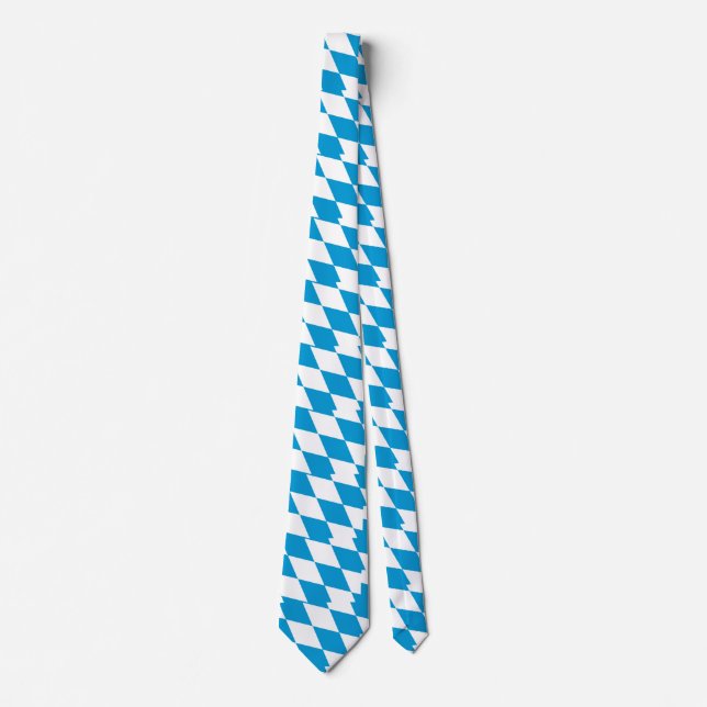 Tie with Flag of Bavaria, Germany (Front)